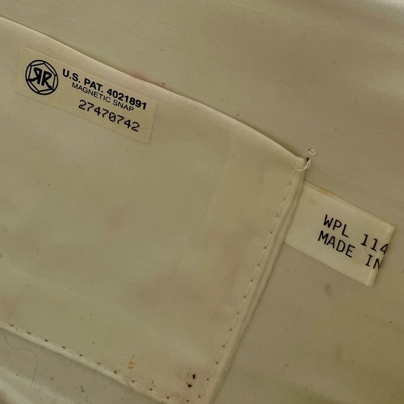 Vintage Sparkly Silver Hand-Beaded Bow Shoulder Bag Evening Purse - Picture 10 of 10